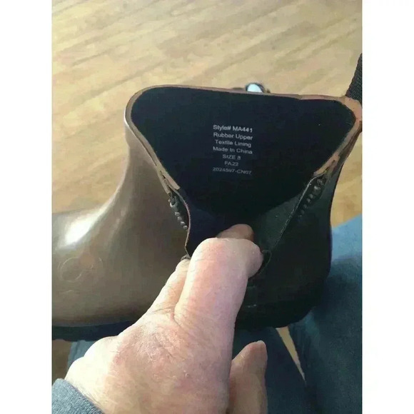 Madewell Women's The Zip-Up Lugsole Cloudlift Rain Boot Stable Size US:8 NIB - Picture 7 of 9